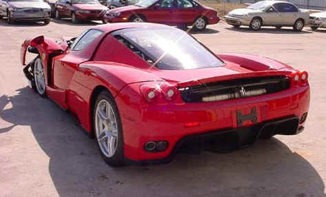 Wrecked Ferrari Enzo For Sale