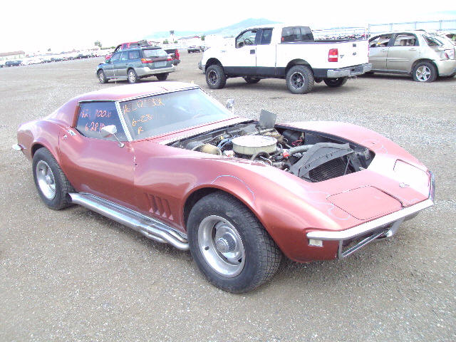 1969 Corvette Convertible Big Block 427 Project Cars Repairable