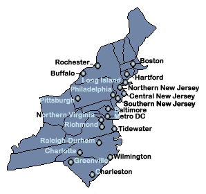 East Region Map