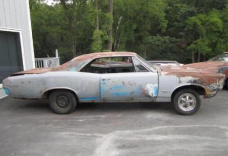 '66 Blue GTO Pontiac GOAT